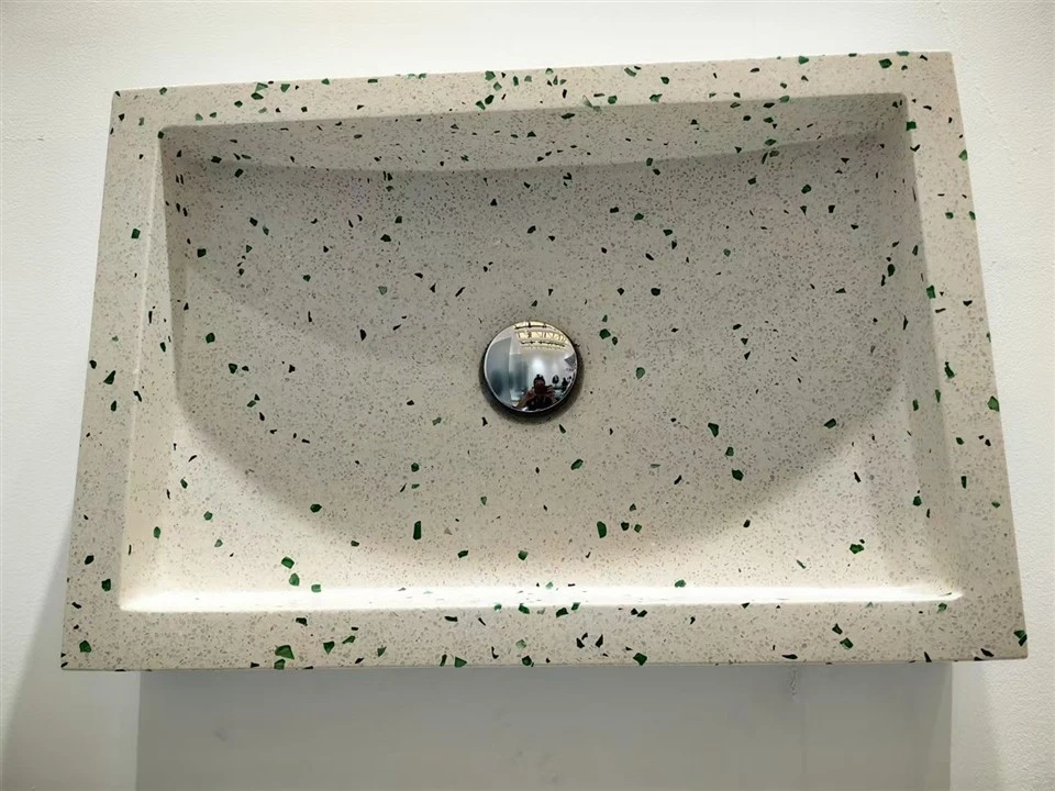 terrazzo vessel sink
